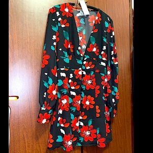urban outfitters. Low cut, cute buttons, zip on the side. NWT